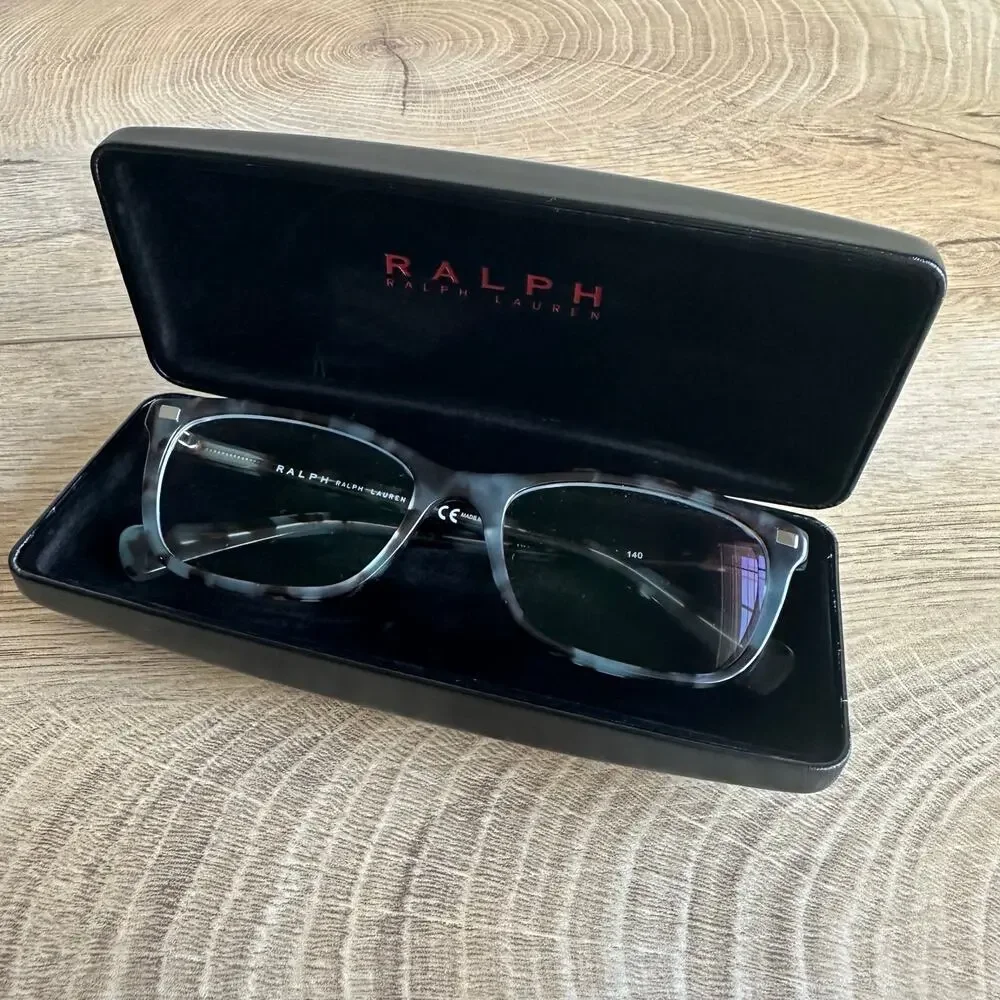 Ralph by Ralph Lauren RA7089 1692 Blue Tortoise Shell eyeglasses with case